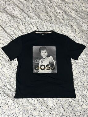 BOSS x Bruce Lee Limited Edition Unisex Graphic Tee Shirt